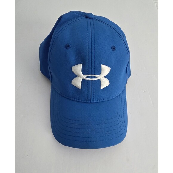 Under Armour Blue Baseball Cap Strapback Hat - Picture 7 of 7